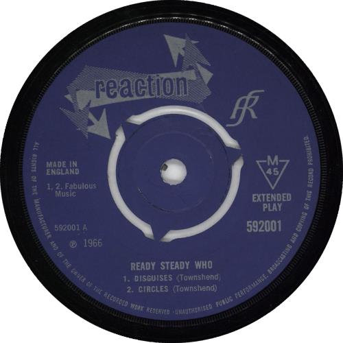 The Who Ready Steady Who EP - 1st - 3pr UK 7